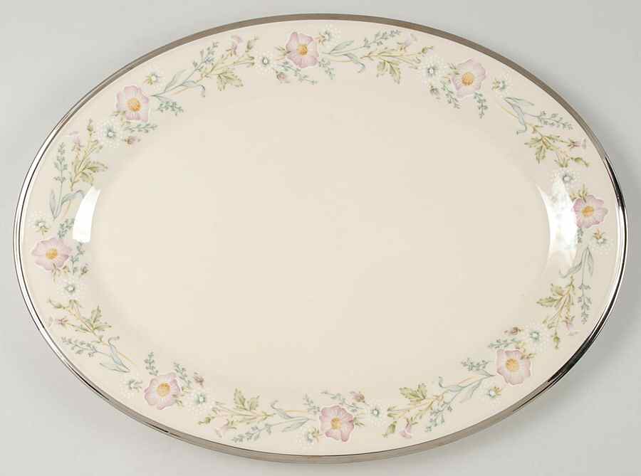 Flirtation 17" Oval Serving Platter by Lenox-1
