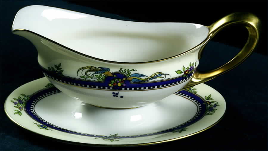 Florida Gravy Boat with Attached Underplate by Lenox-1