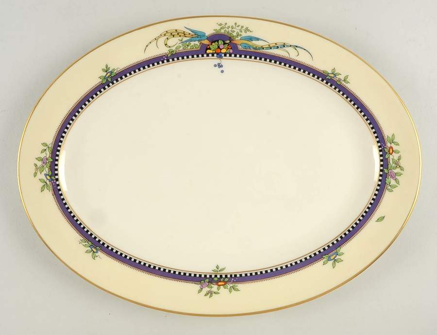 Florida 13" Oval Serving Platter by Lenox-1