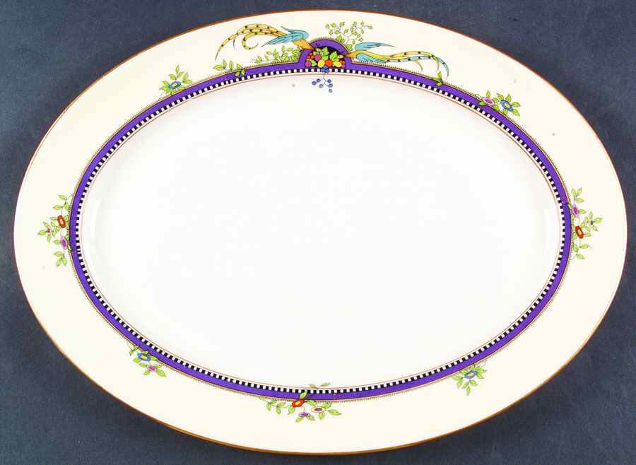 Florida 15" Oval Serving Platter by Lenox-1