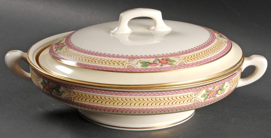 Floralia Round Covered Vegetable by Lenox-1