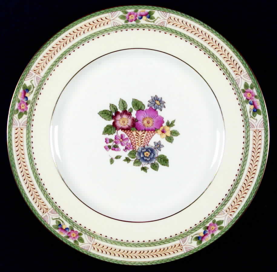 Floralia (Green Yellow Wreath) Dinner Plate by Lenox-1
