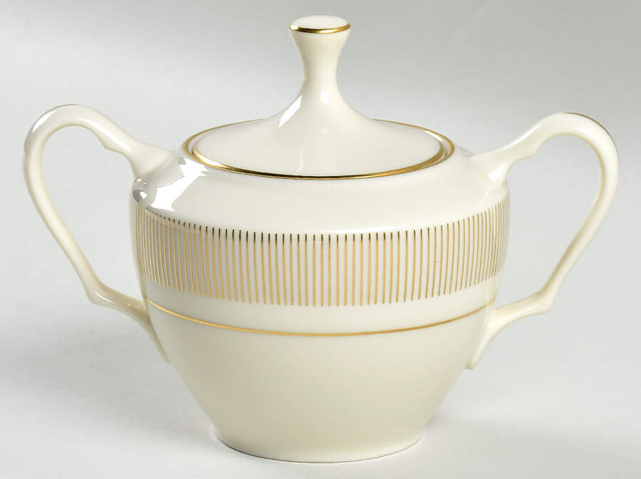 Flourish Sugar Bowl & Lid by Lenox-1