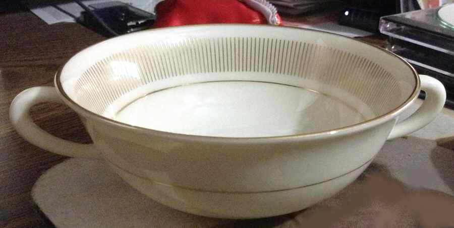 Flourish Flat Cream Soup Bowl by Lenox-1