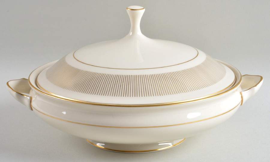 Flourish Round Covered Vegetable by Lenox-1