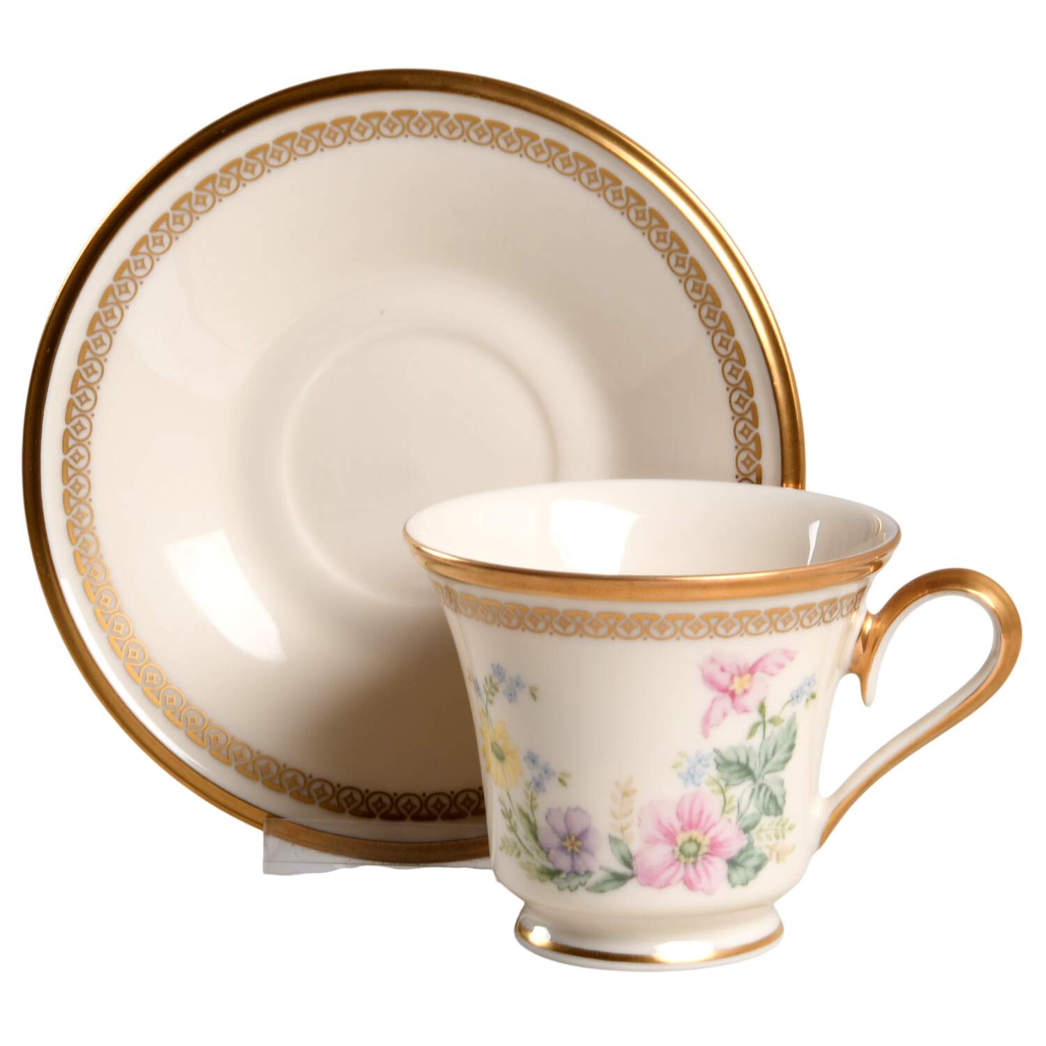 Flower Song Footed Cup & Saucer Set by Lenox-1