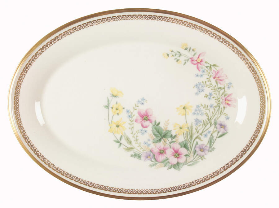 Flower Song 16" Oval Serving Platter by Lenox-1