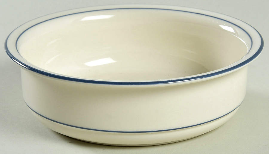 Blue Pinstripes (For the Blue) Soup/Cereal Bowl by Lenox-1