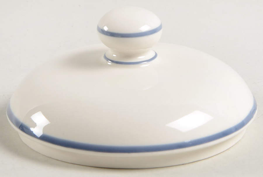 Blue Pinstripes (For the Blue) Lid for Sugar Bowl by Lenox-1