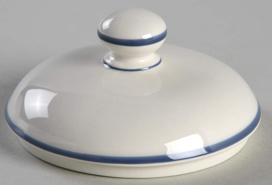 Blue Pinstripes (For the Blue) Lid for Sugar Bowl by Lenox-1