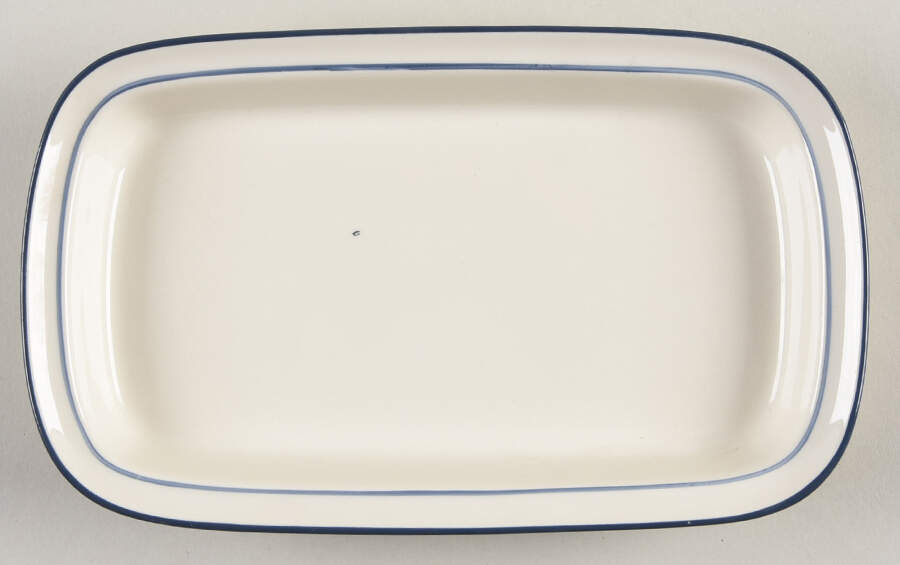 Blue Pinstripes (For the Blue) 1/4 Lb Butter No Lid by Lenox-1