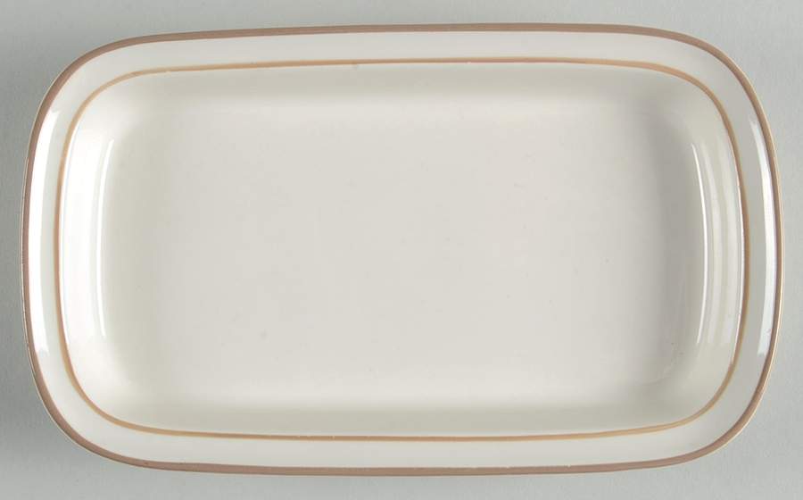 Beige Pinstripes (For the Beige) Butter Tray by Lenox-1
