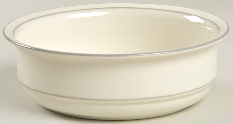 Grey Pinstripes (For the Grey) Fruit/Dessert (Sauce) Bowl by Lenox-1