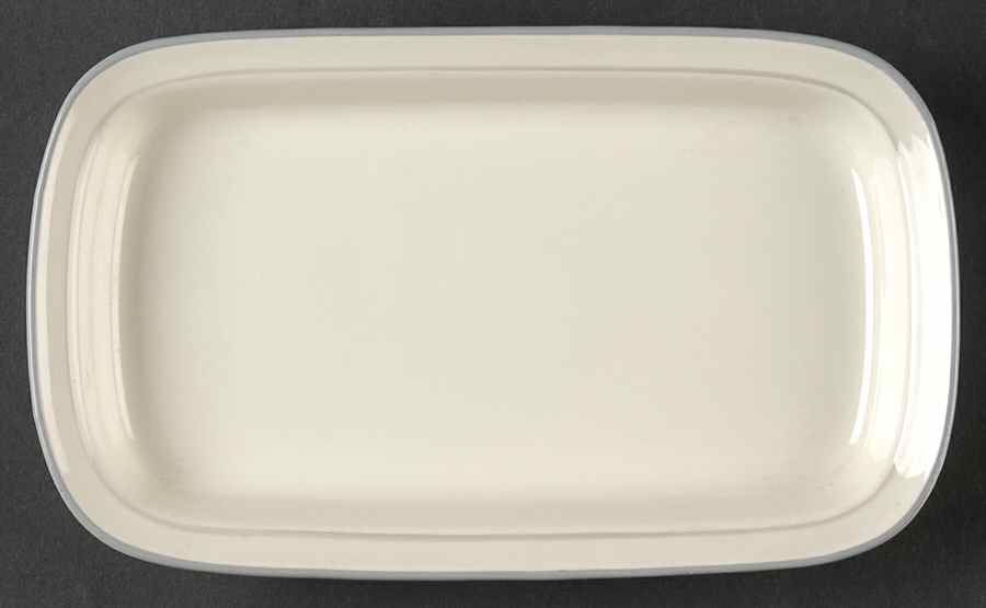 Grey Pinstripes (For the Grey) 1/4 Lb Butter No Lid by Lenox-1