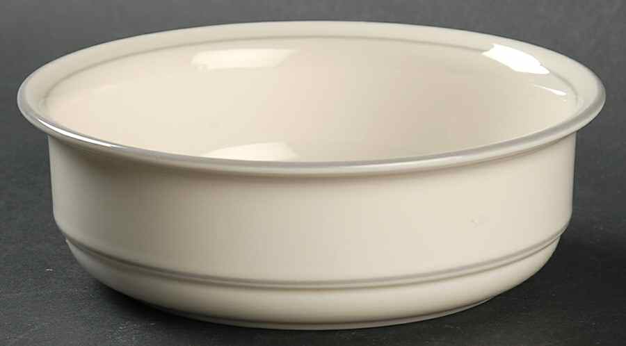 Grey Pinstripes (For the Grey) Fruit/Dessert (Sauce) Bowl by Lenox-1
