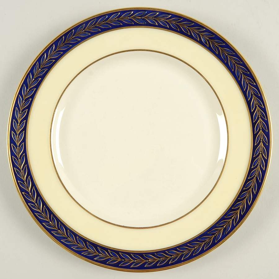 Fontaine Cobalt Ivory Dinner Plate by Lenox-1