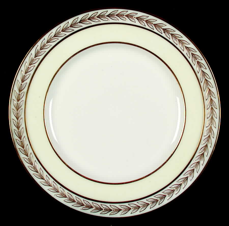Fontaine Cream (Gold Trim) Dinner Plate by Lenox-1