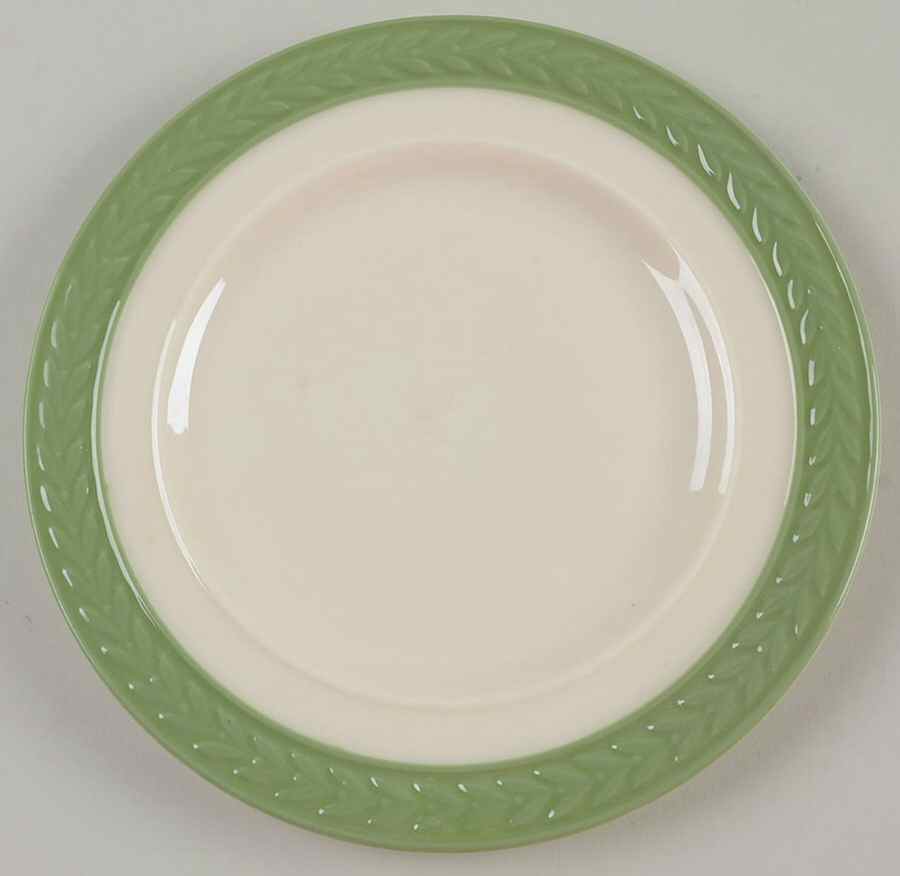 Fontaine Green (No Trim) Bread & Butter Plate by Lenox-1