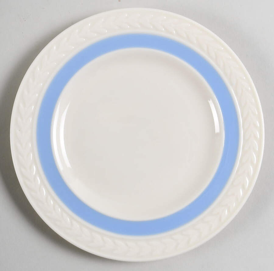 Fontaine Light Blue (No Trim) Bread & Butter Plate by Lenox-1