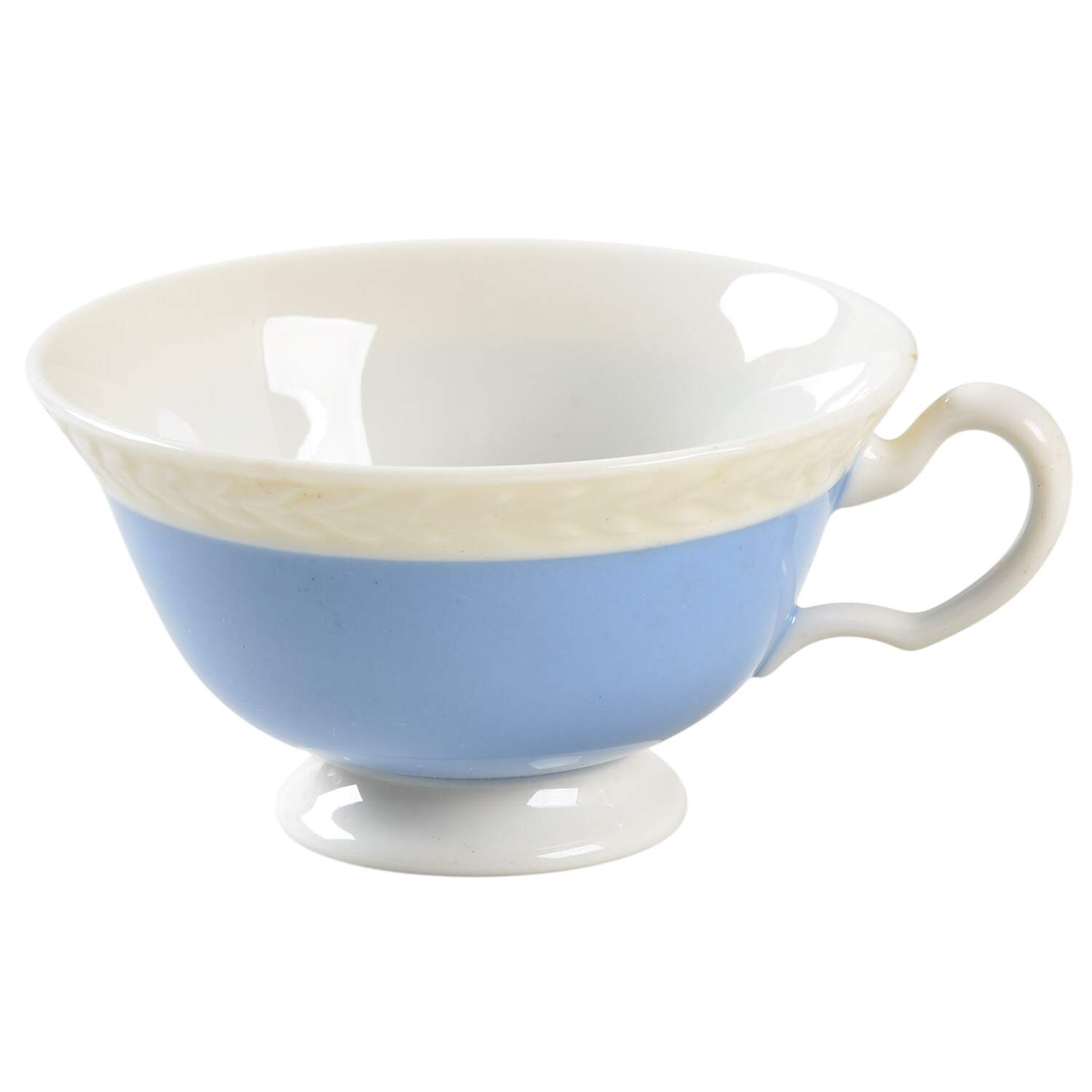 Fontaine Light Blue (No Trim) Footed Cup by Lenox-1