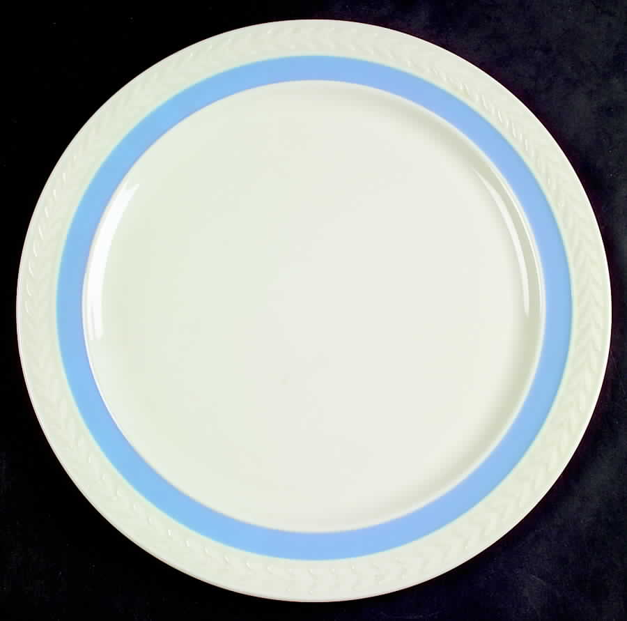 Fontaine Light Blue (No Trim) 12" Chop Plate (Round Platter) by Lenox-1