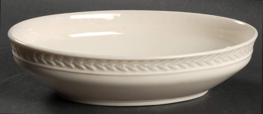 Fontaine White 9" Oval Vegetable Bowl by Lenox-1