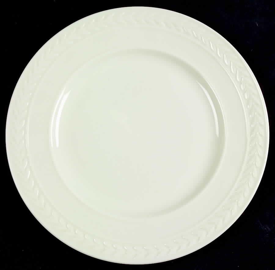 Fontaine White Luncheon Plate by Lenox-1