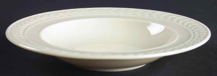Fontaine White Rim Fruit/Dessert (Sauce) Bowl by Lenox-1