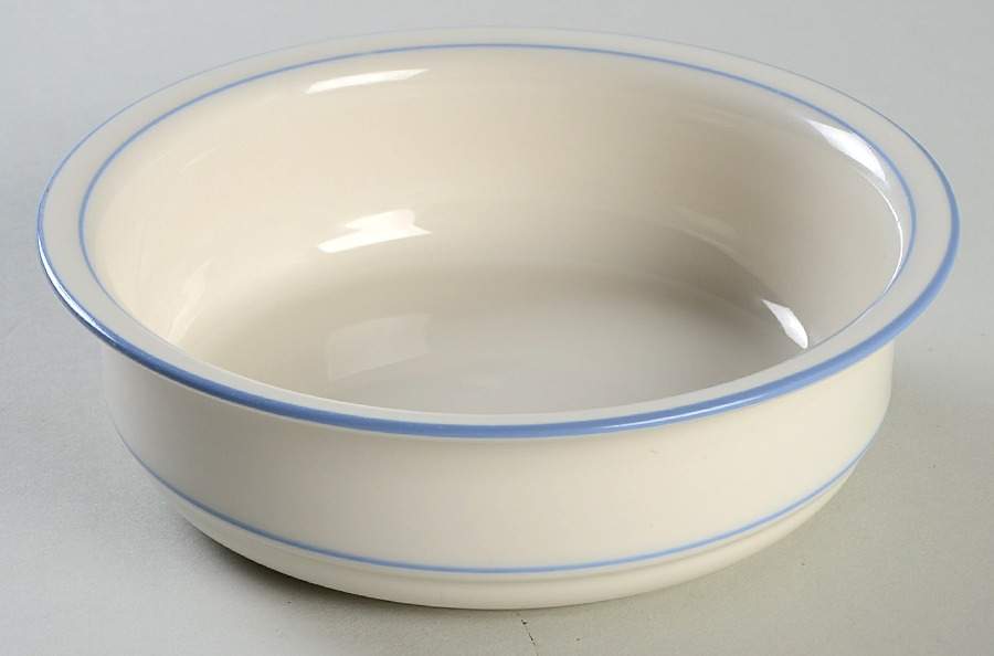 Sky Blue Pinstripes (For the Sky Blue) Soup/Cereal Bowl by Lenox-1