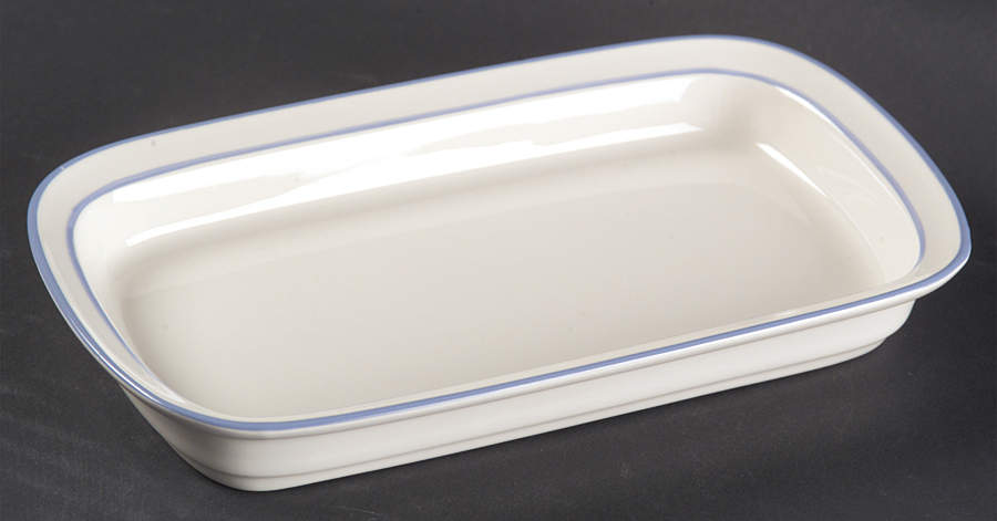 Sky Blue Pinstripes (For the Sky Blue) 1/4 Lb Butter No Lid by Lenox-1