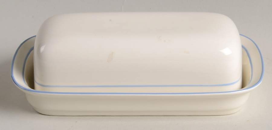 Sky Blue Pinstripes (For the Sky Blue) 1/4 Lb Covered Butter by Lenox-1