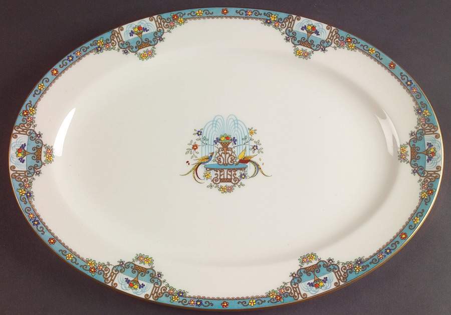 Fountain 13" Oval Serving Platter by Lenox-1