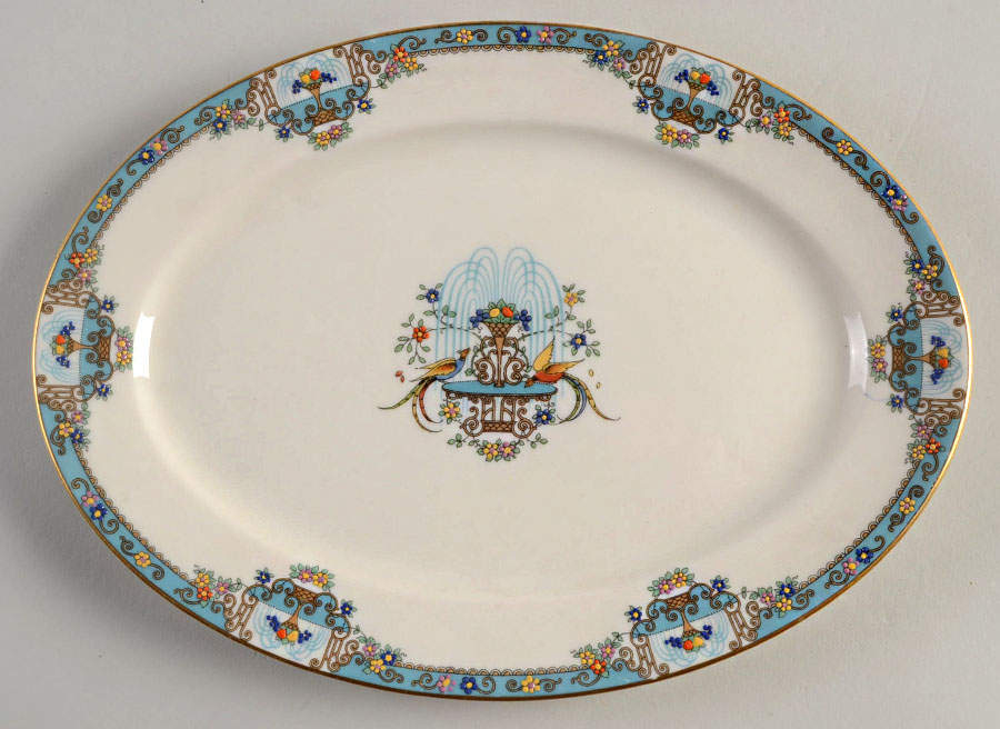 Fountain 11" Oval Serving Platter by Lenox-1