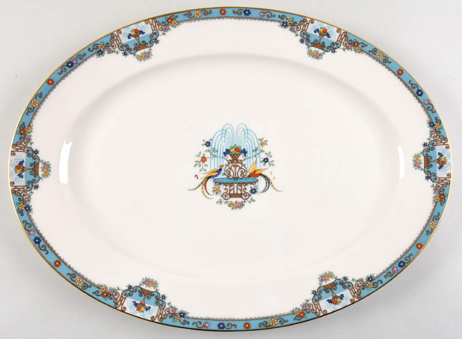 Fountain 15" Oval Serving Platter by Lenox-1