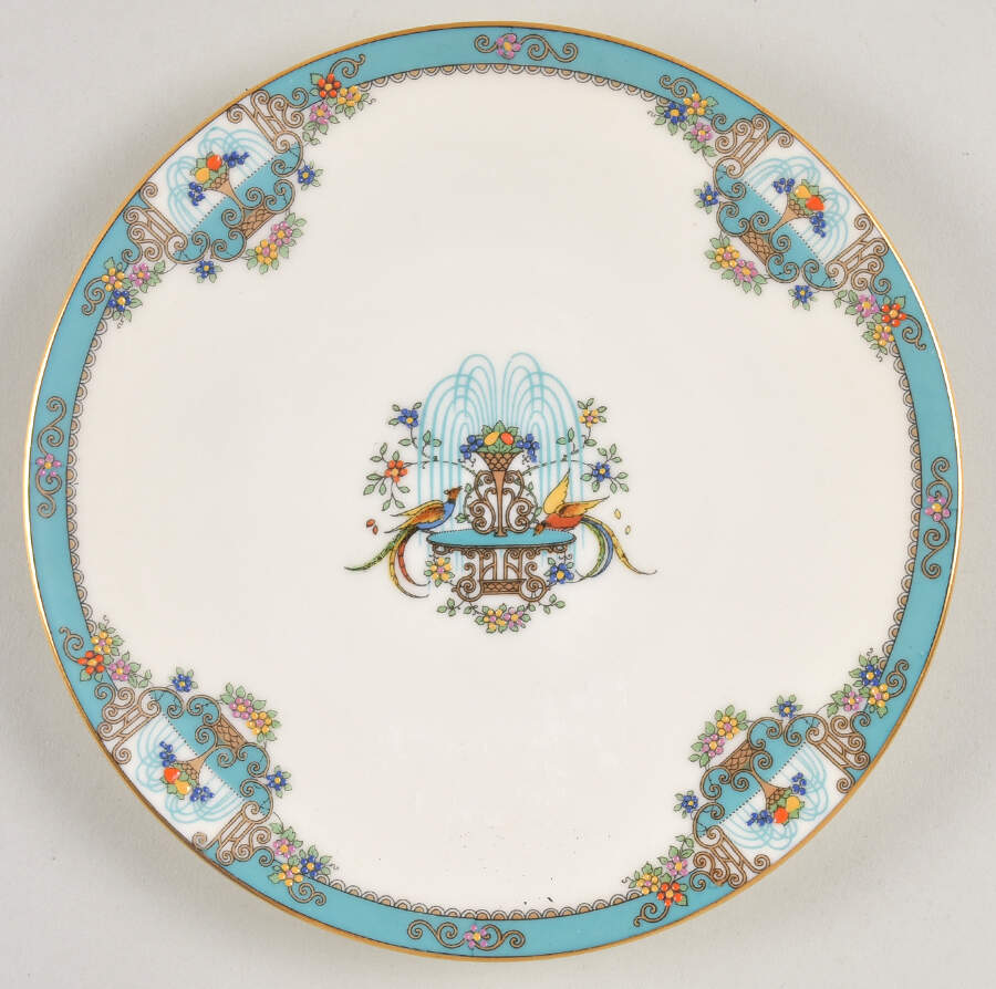 Fountain Dessert Plate/Cream Soup Saucer for Flat Bowl by Lenox-1