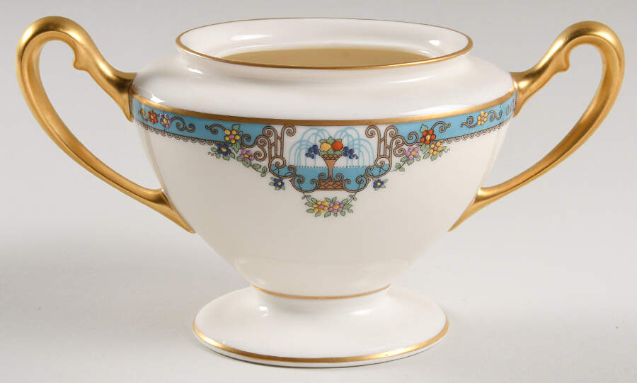 Fountain Shape 743 Sugar Bowl No Lid by Lenox-1