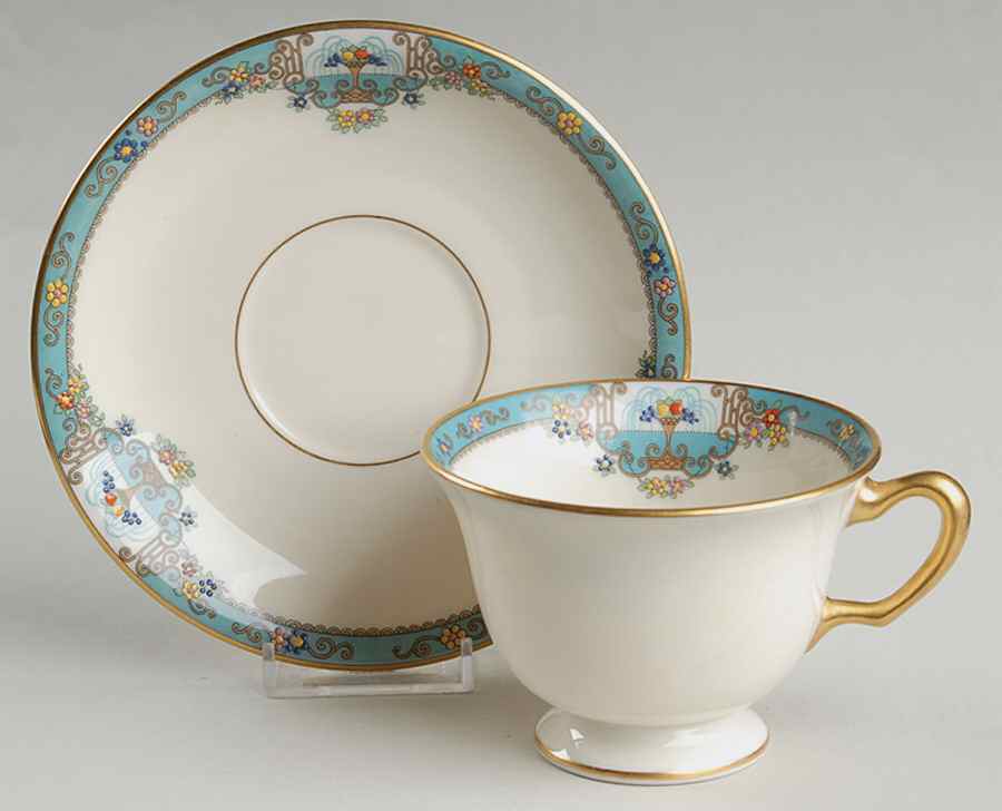 Fountain Oversized Cup & Saucer Set by Lenox-1