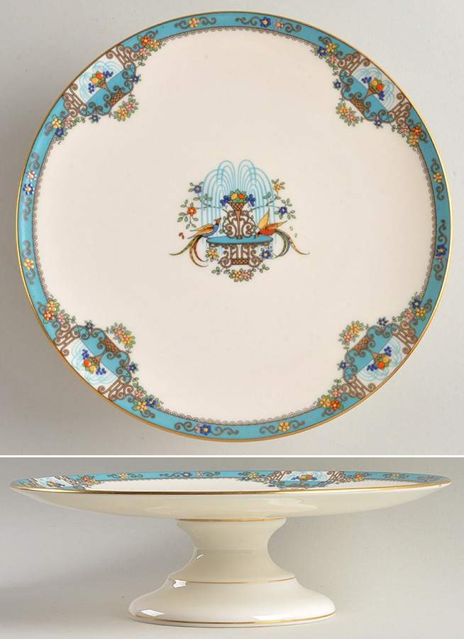 Fountain Round Compote (Height X Width) by Lenox-1