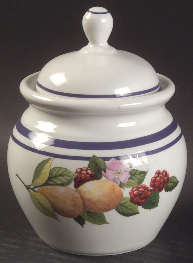 Fruit Groves Sugar Bowl & Lid by Lenox-1