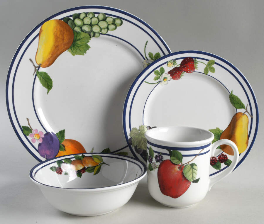 Fruit Groves 4 Piece Place Setting by Lenox-1