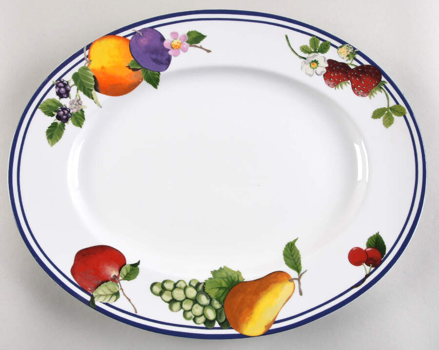 Fruit Groves 14" Oval Serving Platter by Lenox-1