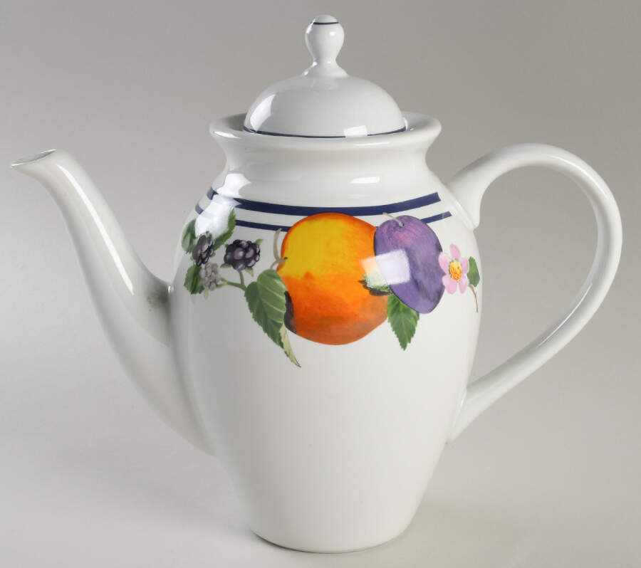 Fruit Groves Coffee Pot & Lid by Lenox-1