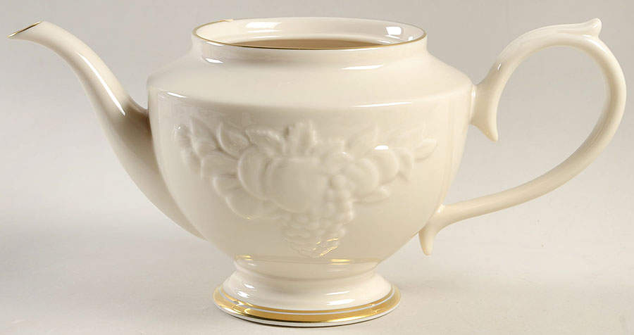Fruits of Life Teapot No Lid by Lenox-1