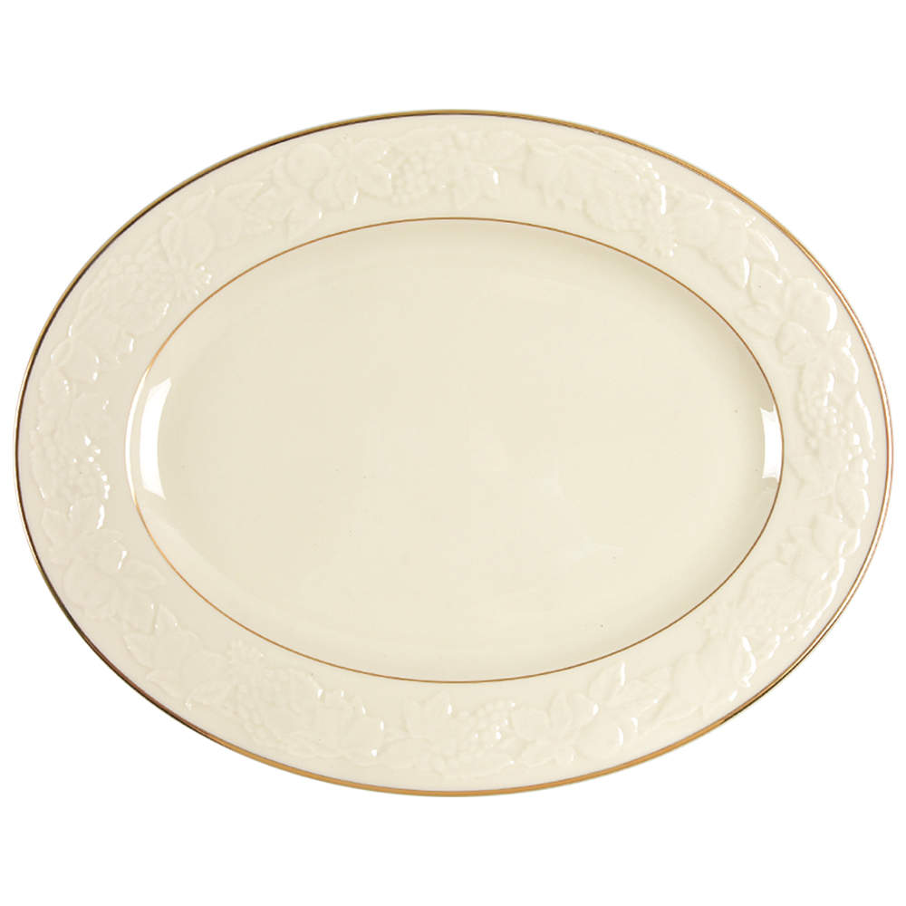 Fruits of Life 13" Oval Serving Platter by Lenox-1