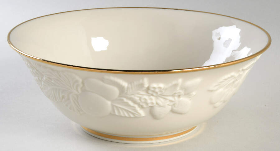 Fruits of Life 9" Round Vegetable Bowl by Lenox-1