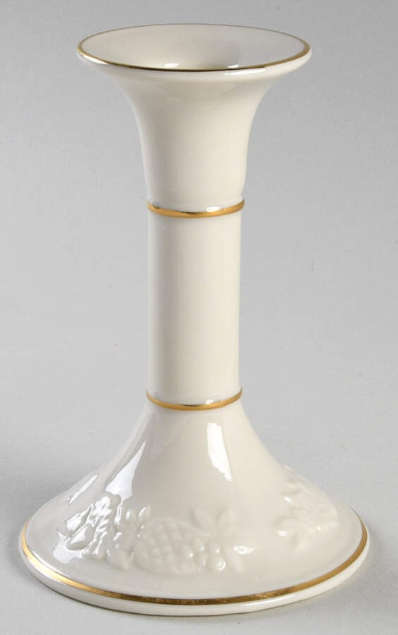 Fruits of Life 5" Candlestick by Lenox-1
