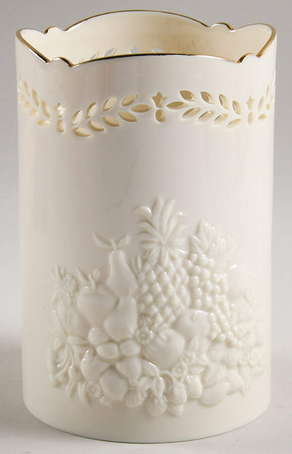 Fruits of Life Large Pierced Votive by Lenox-1