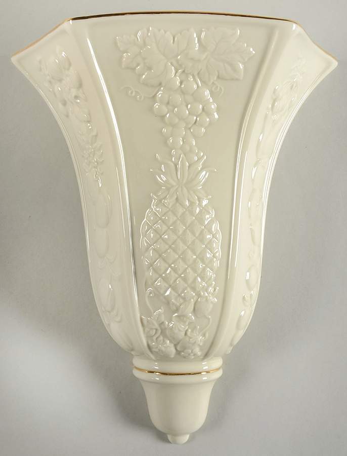 Fruits of Life 10" Wall Pocket Vase by Lenox-1