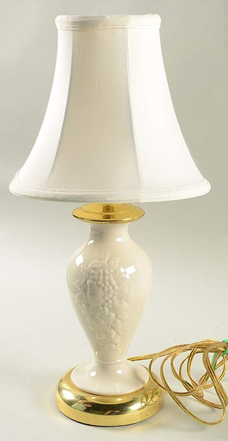 Fruits of Life 12" Electric Lamp & Shade by Lenox-1