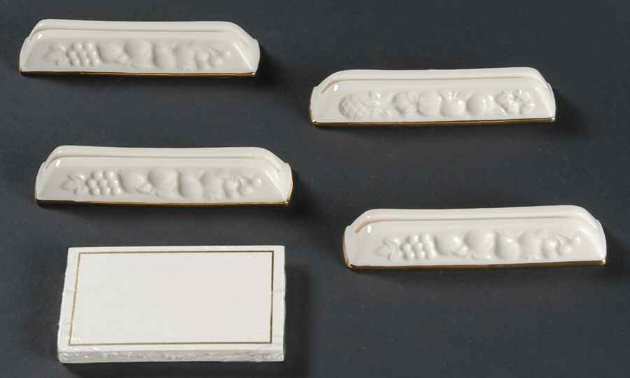 Fruits of Life Placard/Place Card Holders & Cards - Set of 4 by Lenox-1